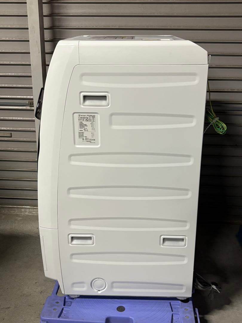 ☆GJ22 山口県下松市より ドラム式洗濯乾燥機 シャープ ES-S7H 23年