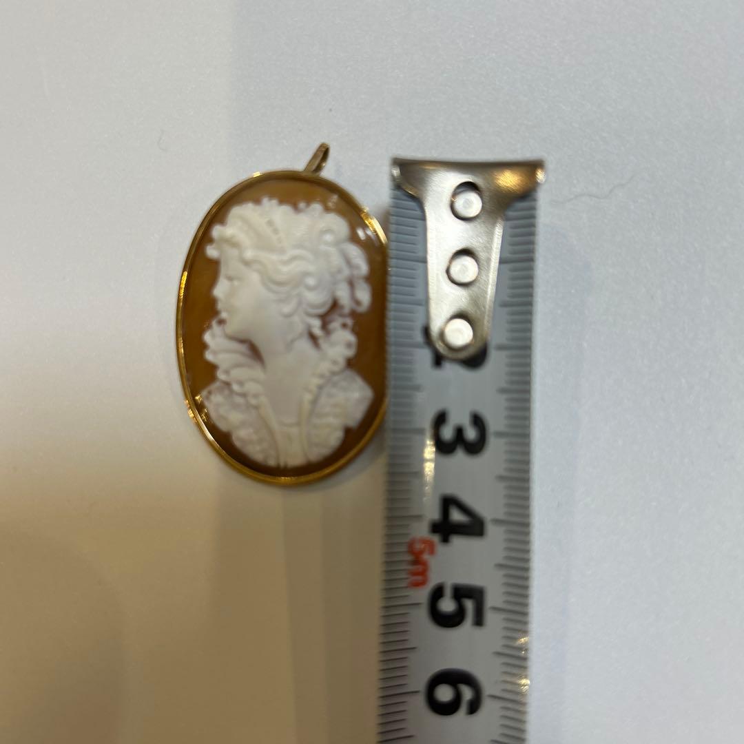 t*a様 Donadio カメオブローチ　k14