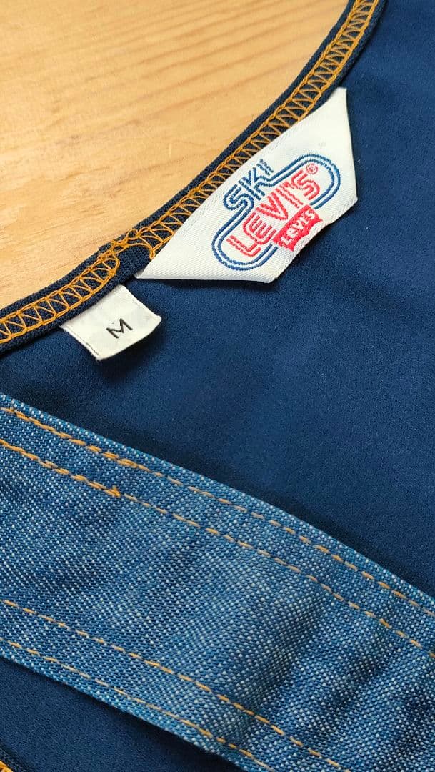 SKI LEVI'S デニム オーバーオール/パウダースキーにも/春スキーにも