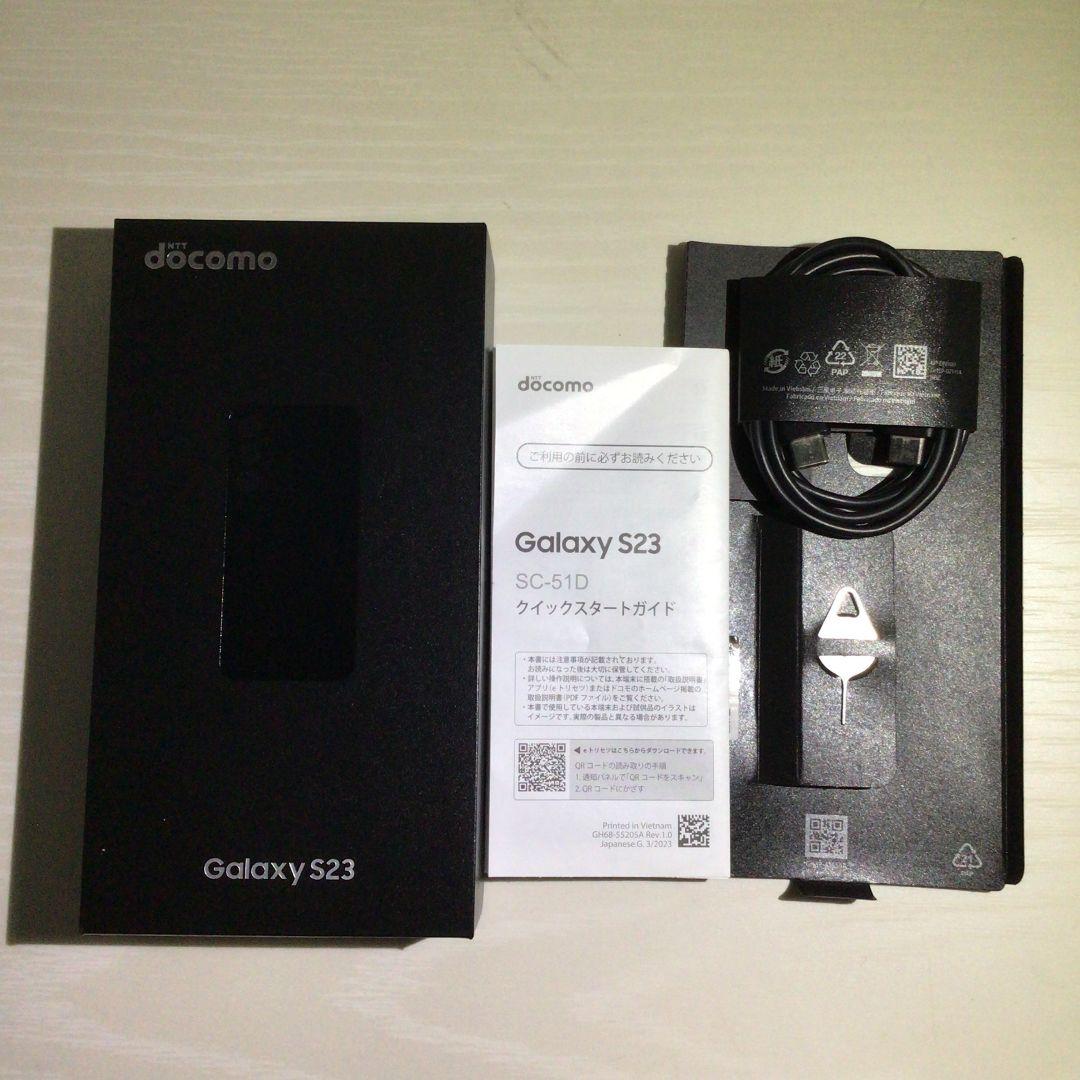 Samsung Galaxy S23 ブラック 本体 ドコモ版