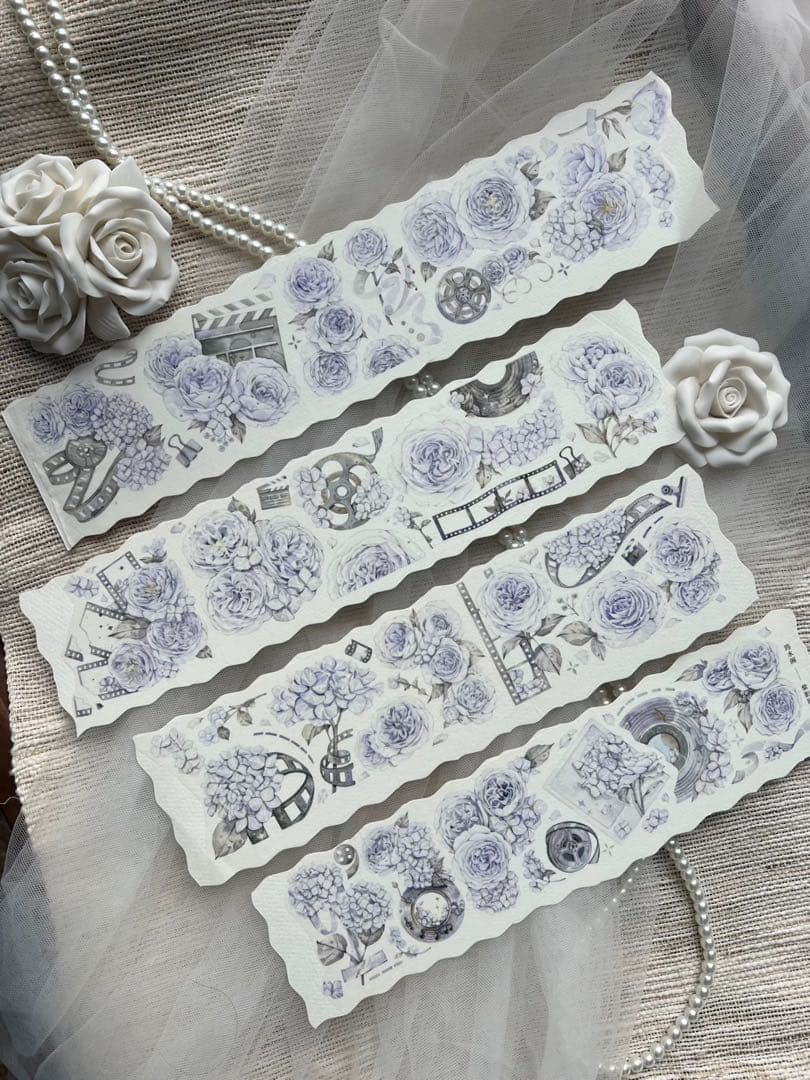 ⭐️SALE⭐️筠水阁文创《紫影旧梦》海外マスキングテープ　マステ 【2180】