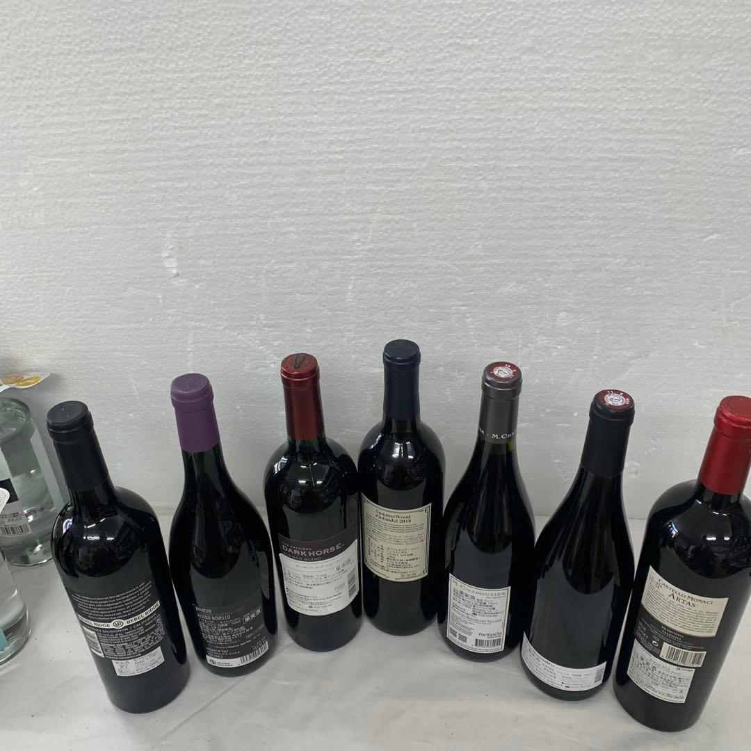 【特選ワイン　7本セット】アメリカ　イタリア　フランス　熟成赤ワイン　750ml