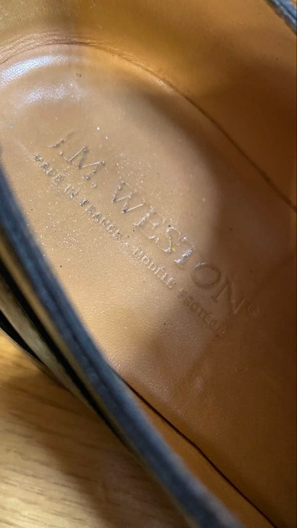 。*様 JM WESTON(JMウエストン)golf(ゴルフ) 6ハーフD ブラ