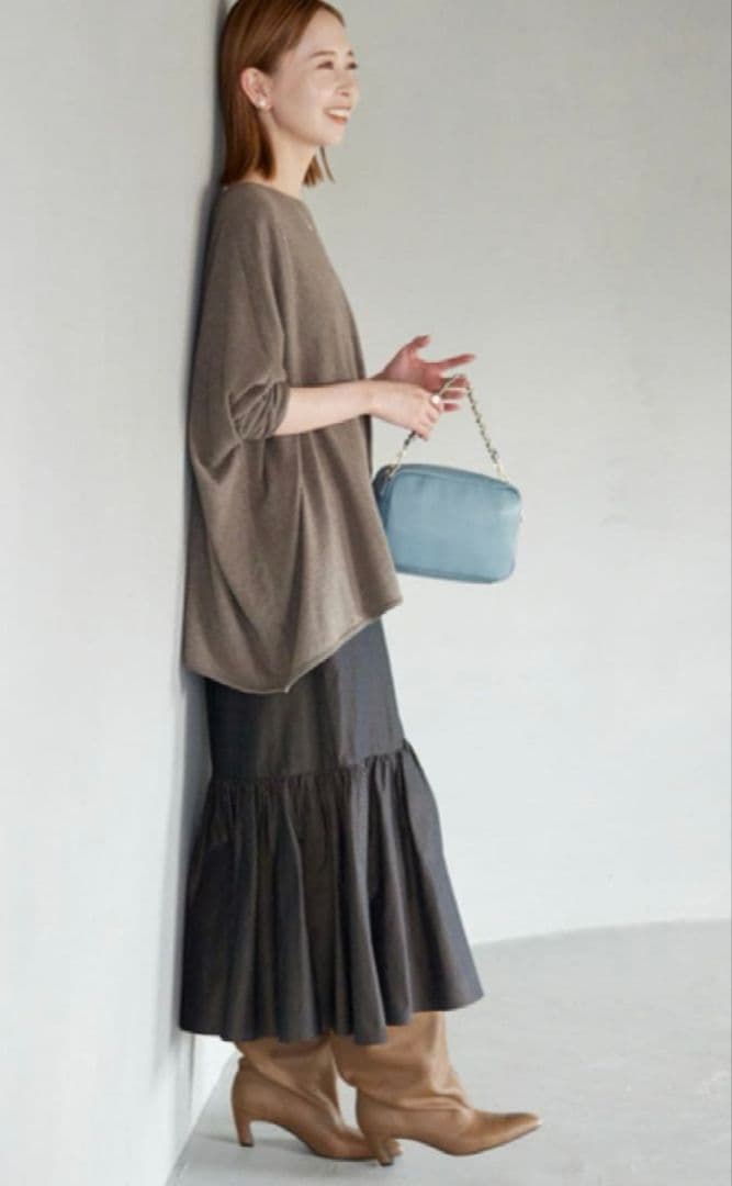 【新品】SLOBE ロングブーツ　ブラウン