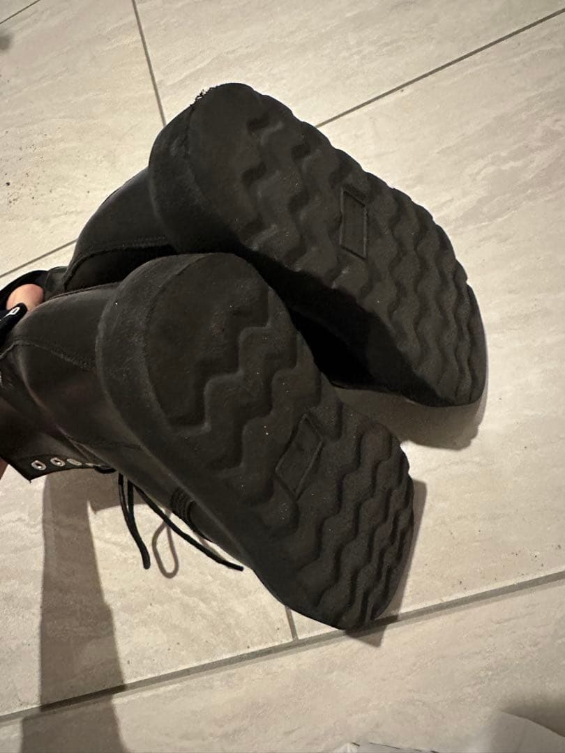 ミハラヤスヒロ×リミフゥ ブーツ レースアップ インヒール レザー ショート