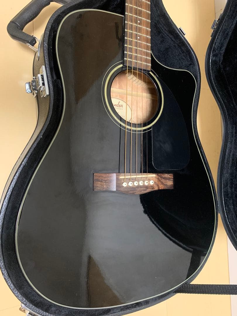 Fender エレアコ CD60CE アコースティックギター ブラック