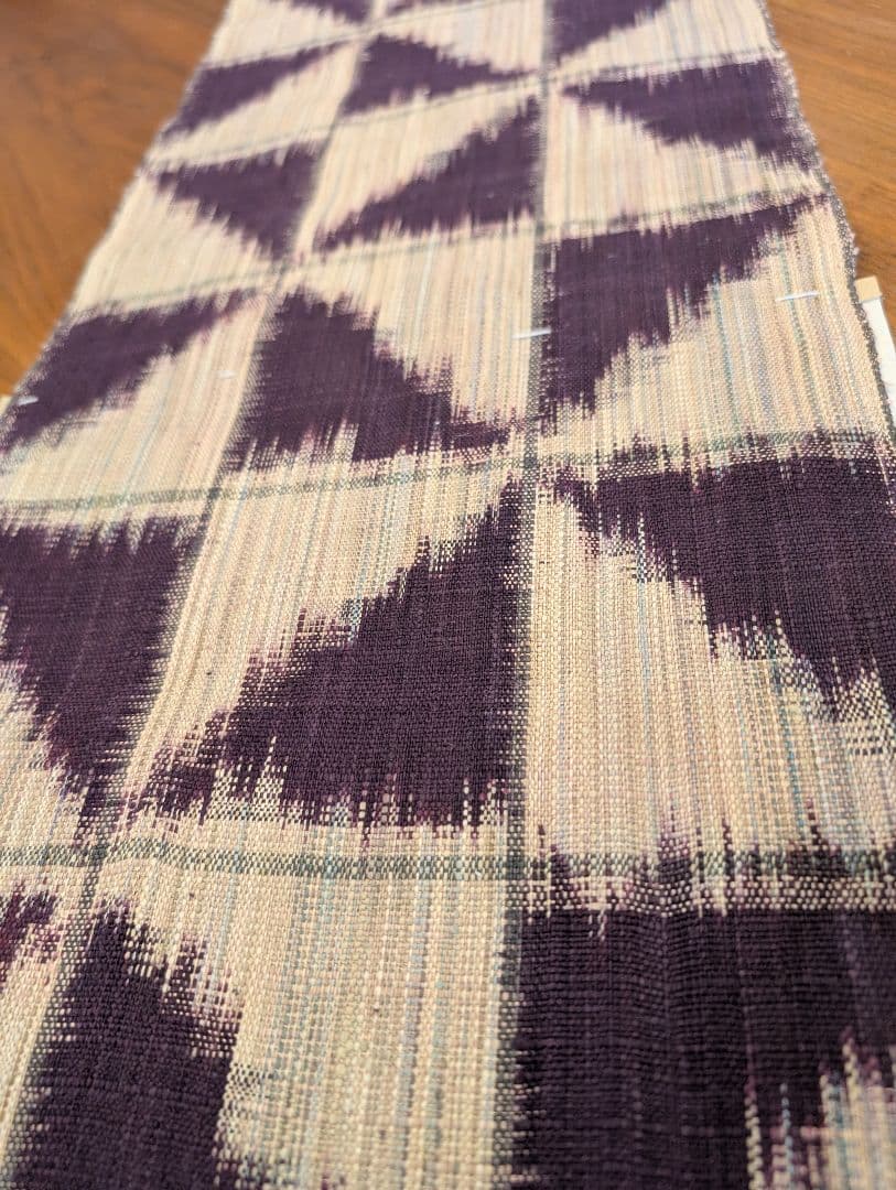 廣田紬　おそらく帯用の反物　未使用新品　定価8万円　絹100%　1217