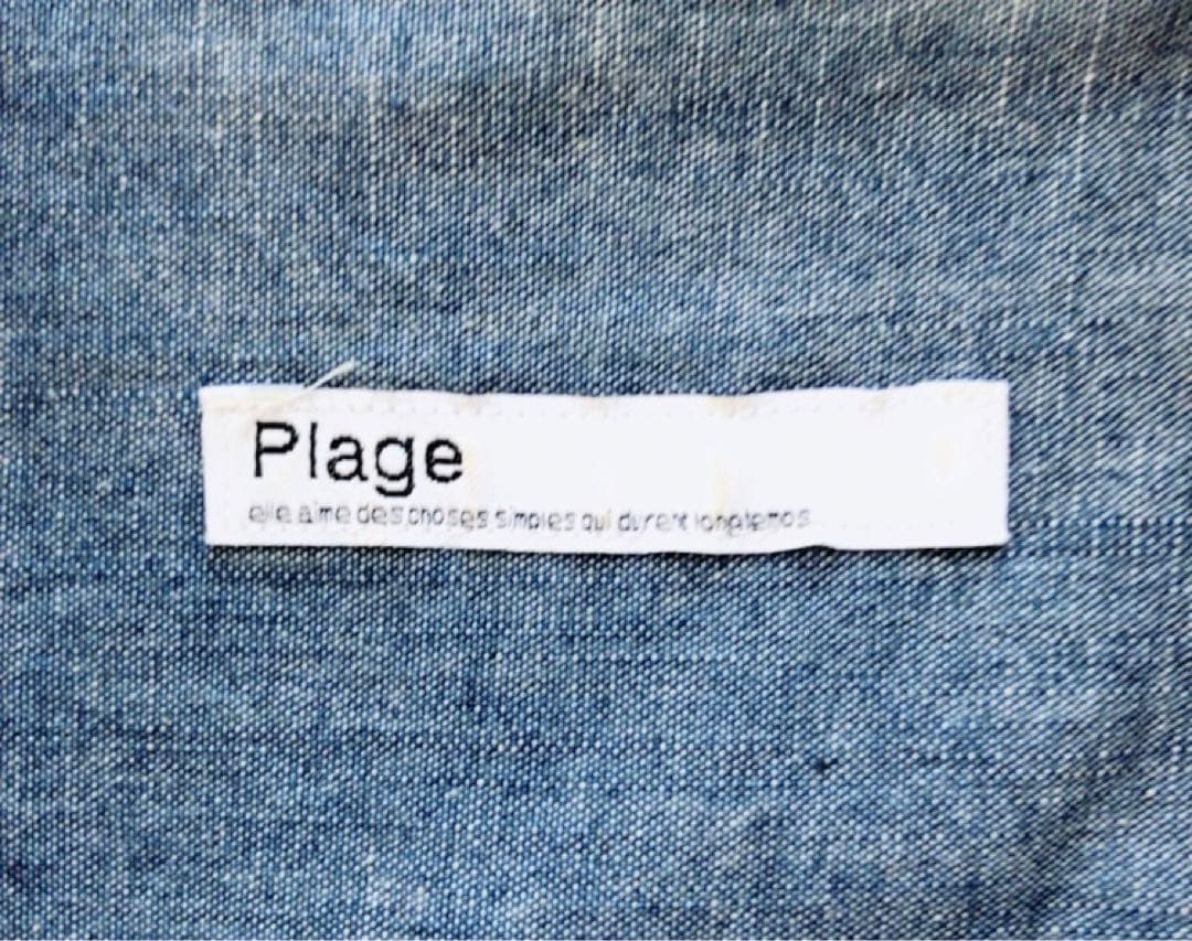 栗*わ様 ⭐️最終価格★プラージュ☆ダンガリーシャツ★デニム★ブルー★コットン★