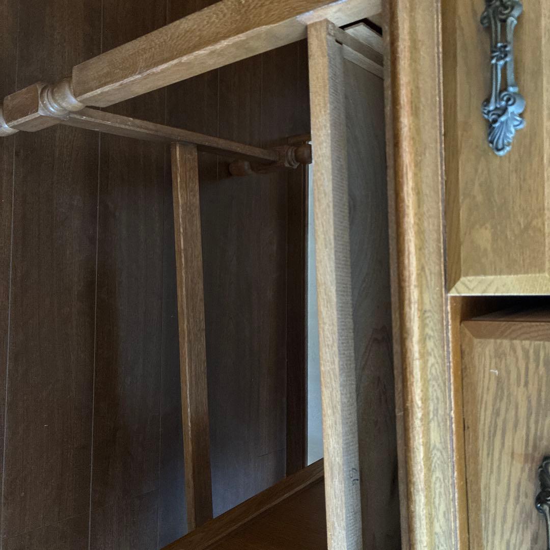 片袖机　デスク　アンティーク