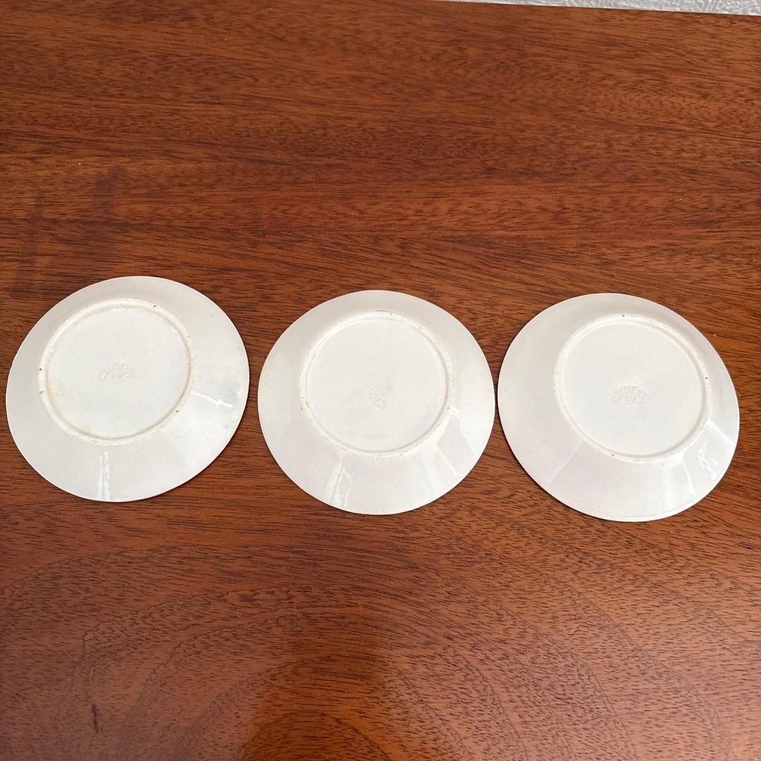 ディネット皿3枚セット　フランスアンティーク