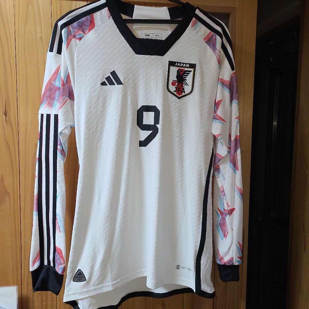 サッカー 日本代表 古橋亨梧 長袖 オーセンティックユニフォーム 正規品