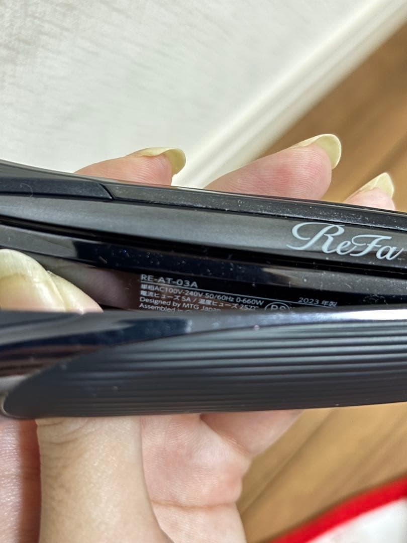 ReFa ストレートヘアアイロン プロ RE-AT-03A ブラック