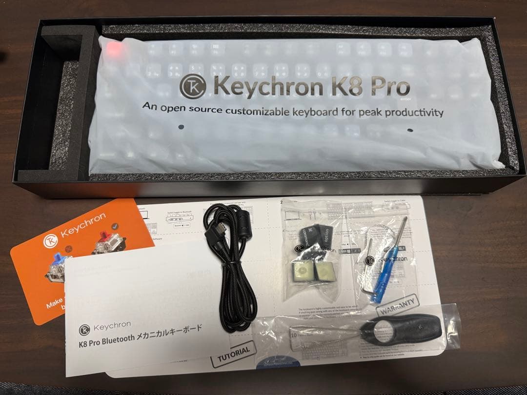 Keychron K8 Pro Bluetoothキーボード本体