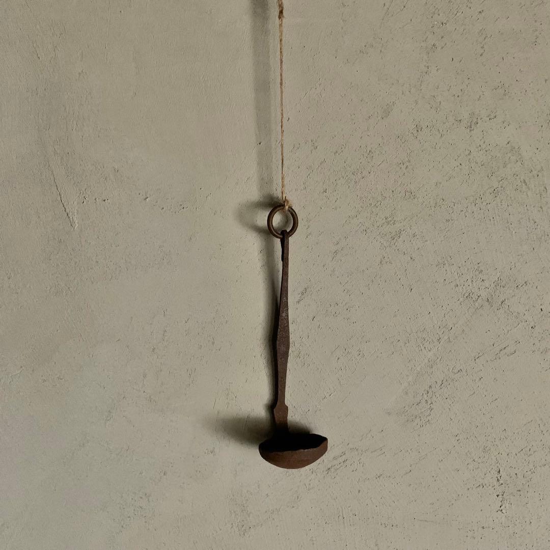 西洋 仏蘭西 鉄製 灯明器 灯火器 坂田さん的 古道具 アンティーク 古美術