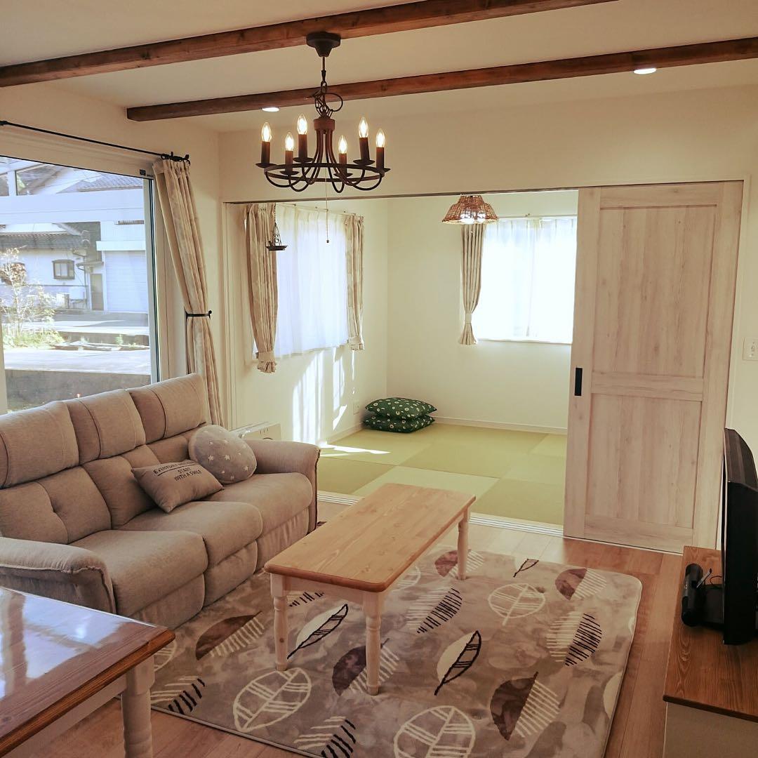 ニトリ 電動リクライニングソファ テーブル付き 3人用 幅194cm モカ