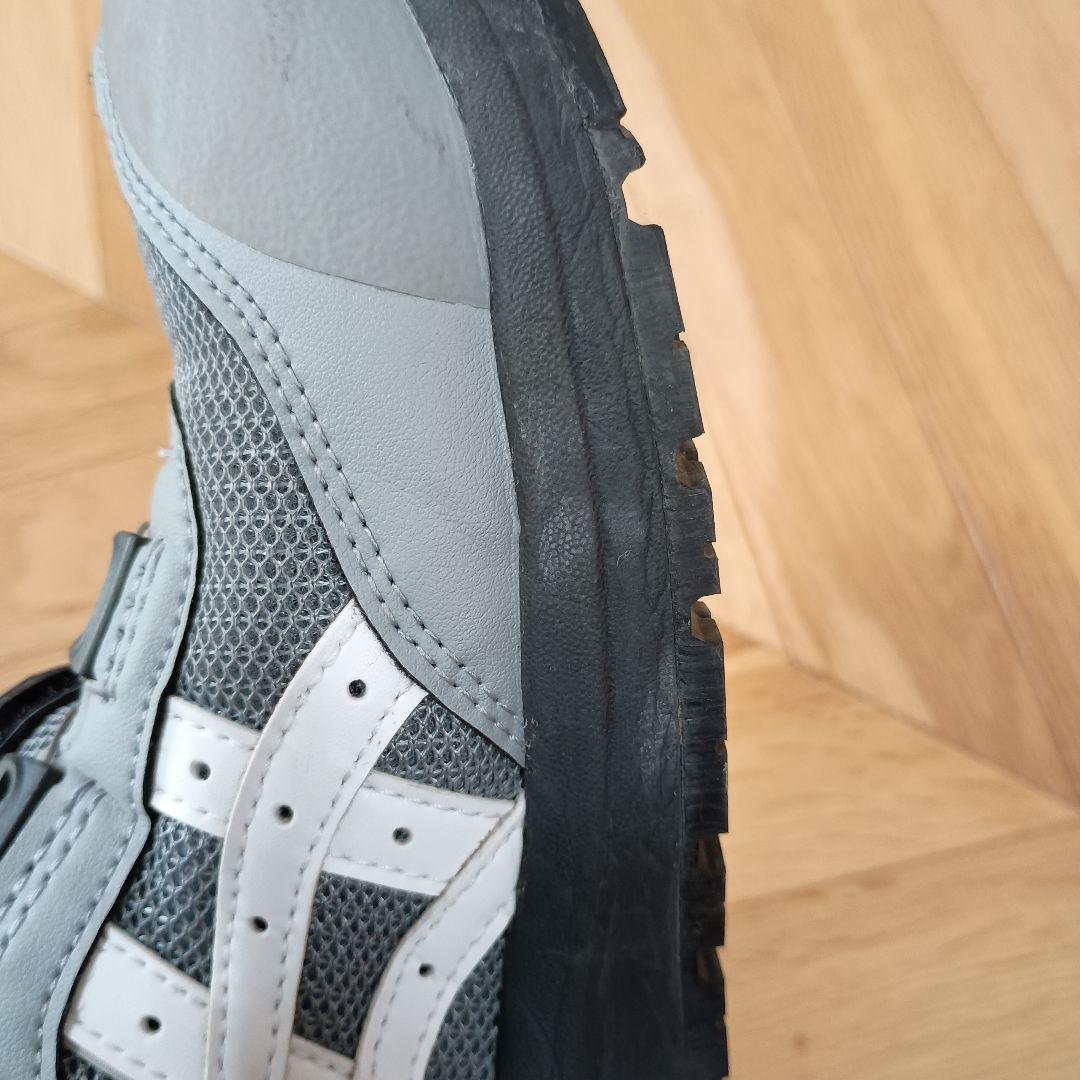 安全靴 アシックス BOA グレー 25センチ