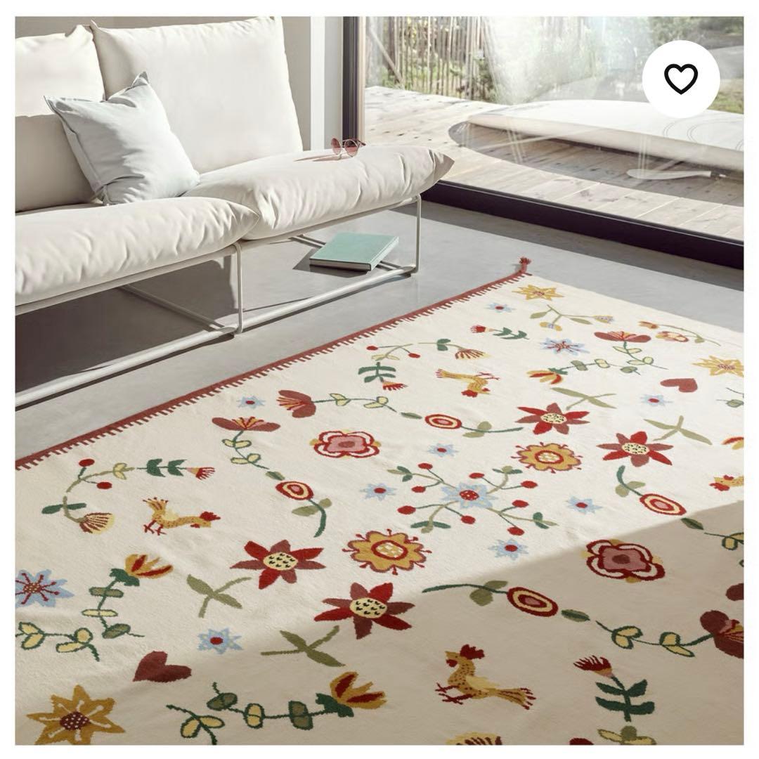 【新品未使用】IKEA ラグNICKGRÄS ニックグレース手織り200✖️300