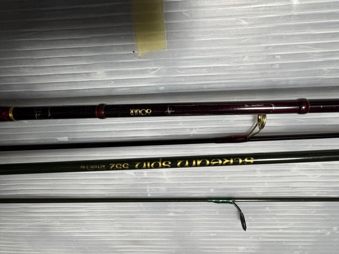 オールド　テネシーグリップ　カーボン　ルアーロッド　セット　60ULR&552