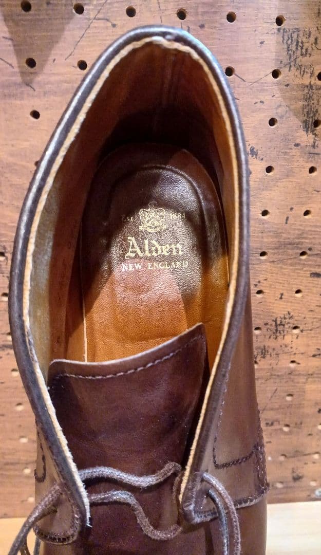 Alden US7D 25cm チャッカ 1327C カーフ バリーラスト