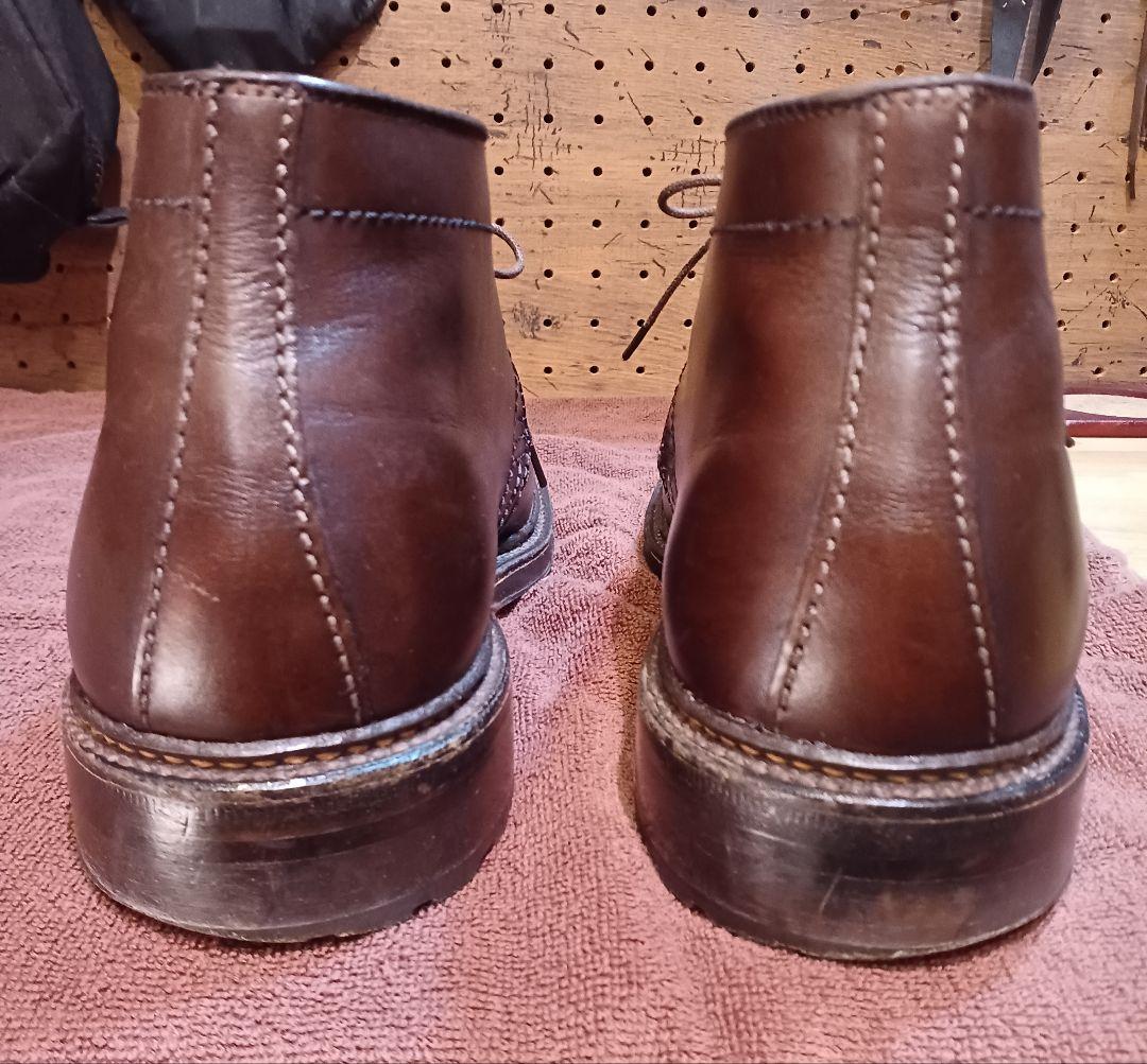 Alden US7D 25cm チャッカ 1327C カーフ バリーラスト