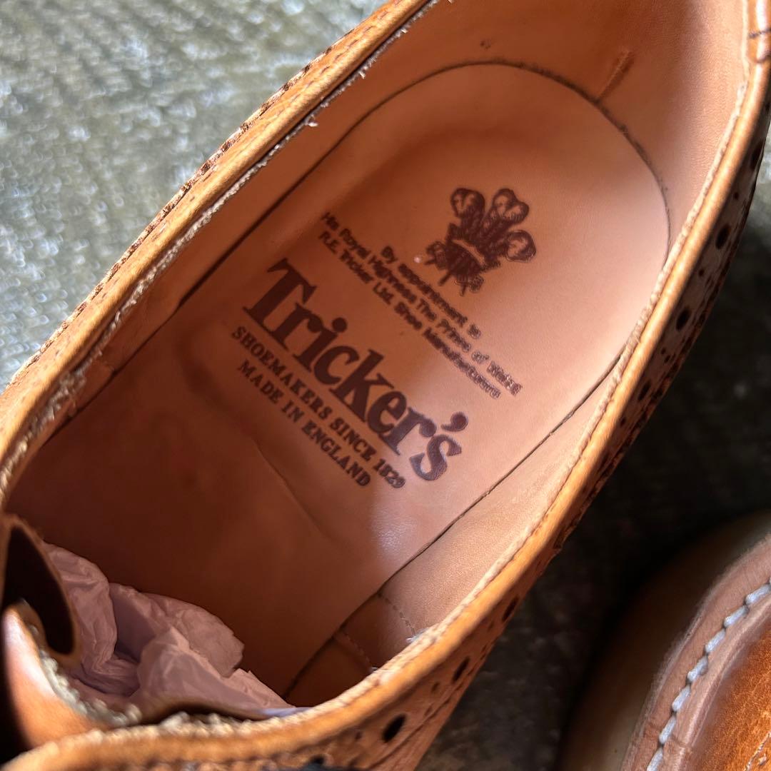 Trickers トリッカーズ ウィングチップ ローカット　サイズUK7