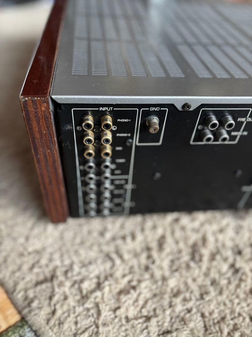 日本の名機　ヤマハ　プリメインアンプ　A-2000 動作品　前面パネル補修