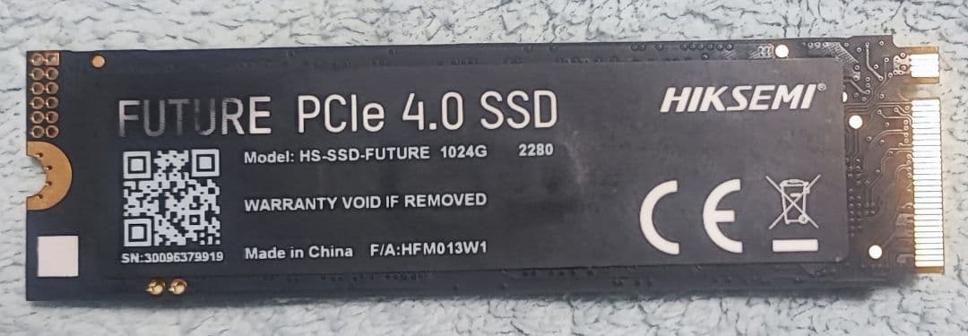 内蔵型SSD HIKSEMI HS-SSD-FUTURE 1024GB PCIe 4.0