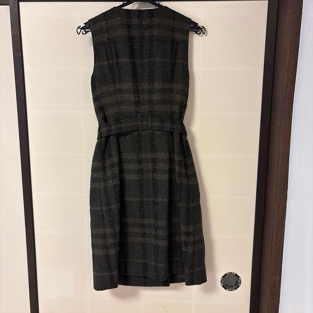 Sam バーバリーロンドン ノースリーブワンピース サイズ36