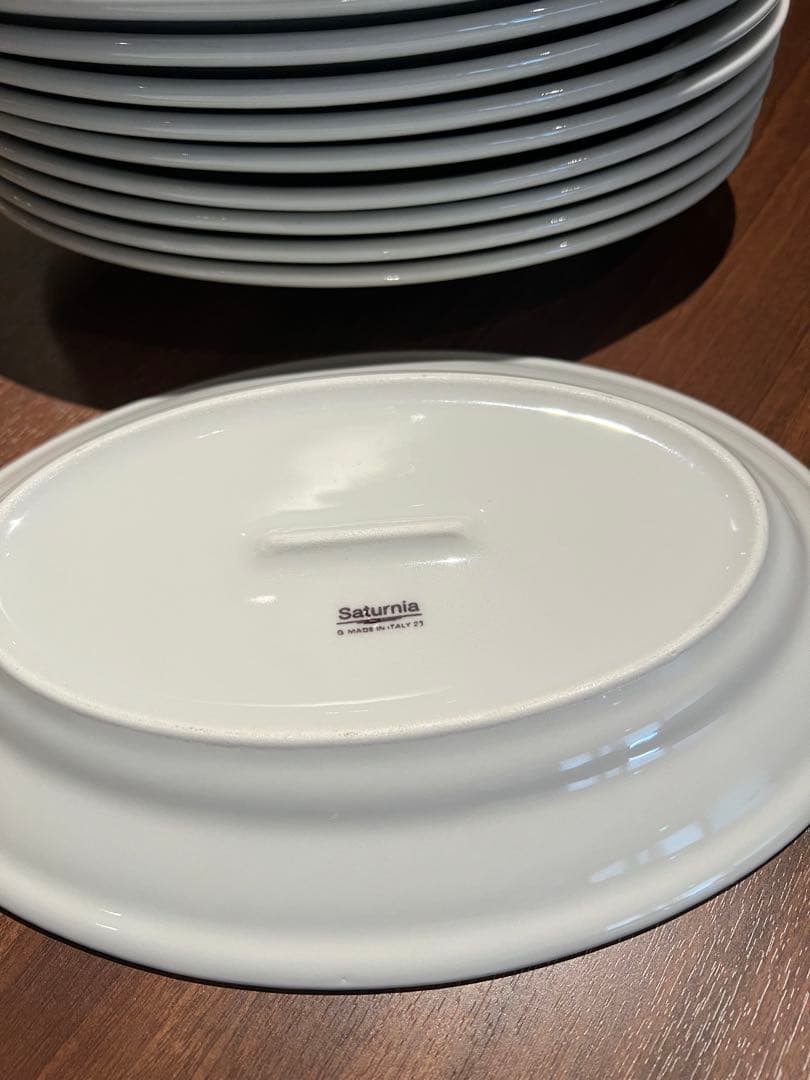 茉由 サタルニアチボリ　オーバル　31cm x 5枚と23cm10枚セット