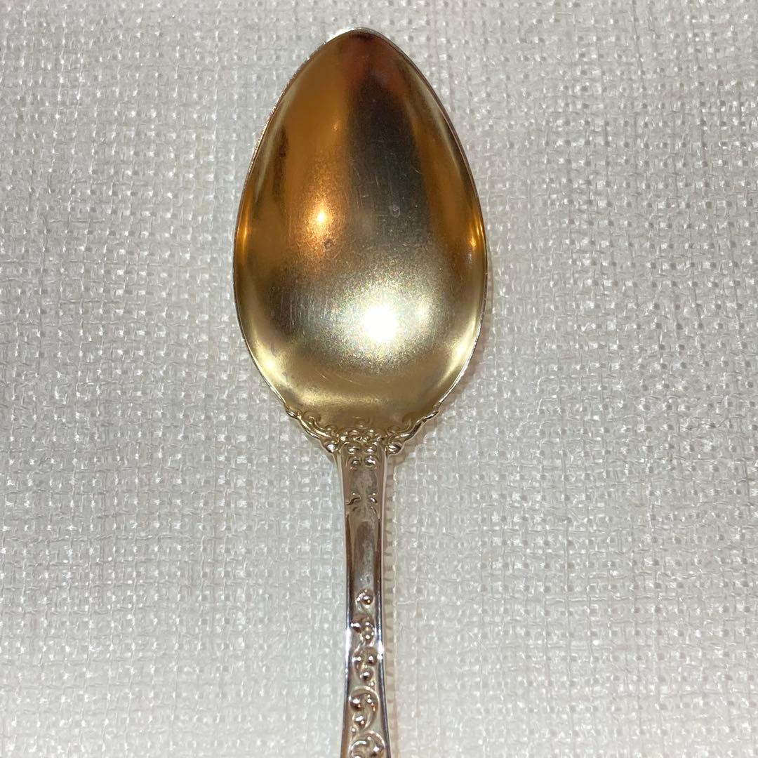 86 純銀豪華装飾モカスプーン4本セット