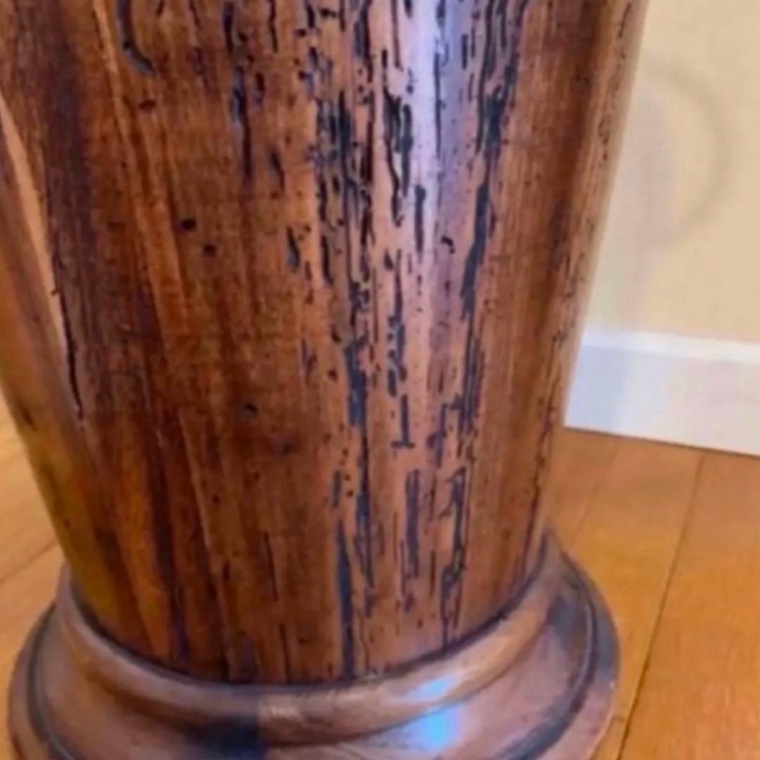 ビンテージ木製傘立て　木製　アンティーク　欧風