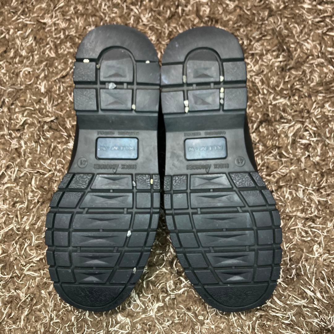 希少☆KLEMAN チロリアンシューズ レザー ブラック 41サイズ