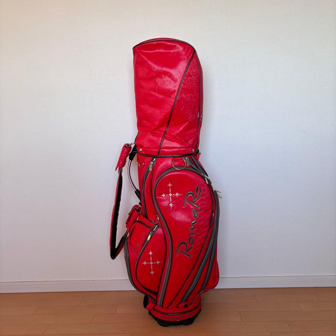 キャディバックROMAROロマロREDガンレッドPRO MODELゴルフバック