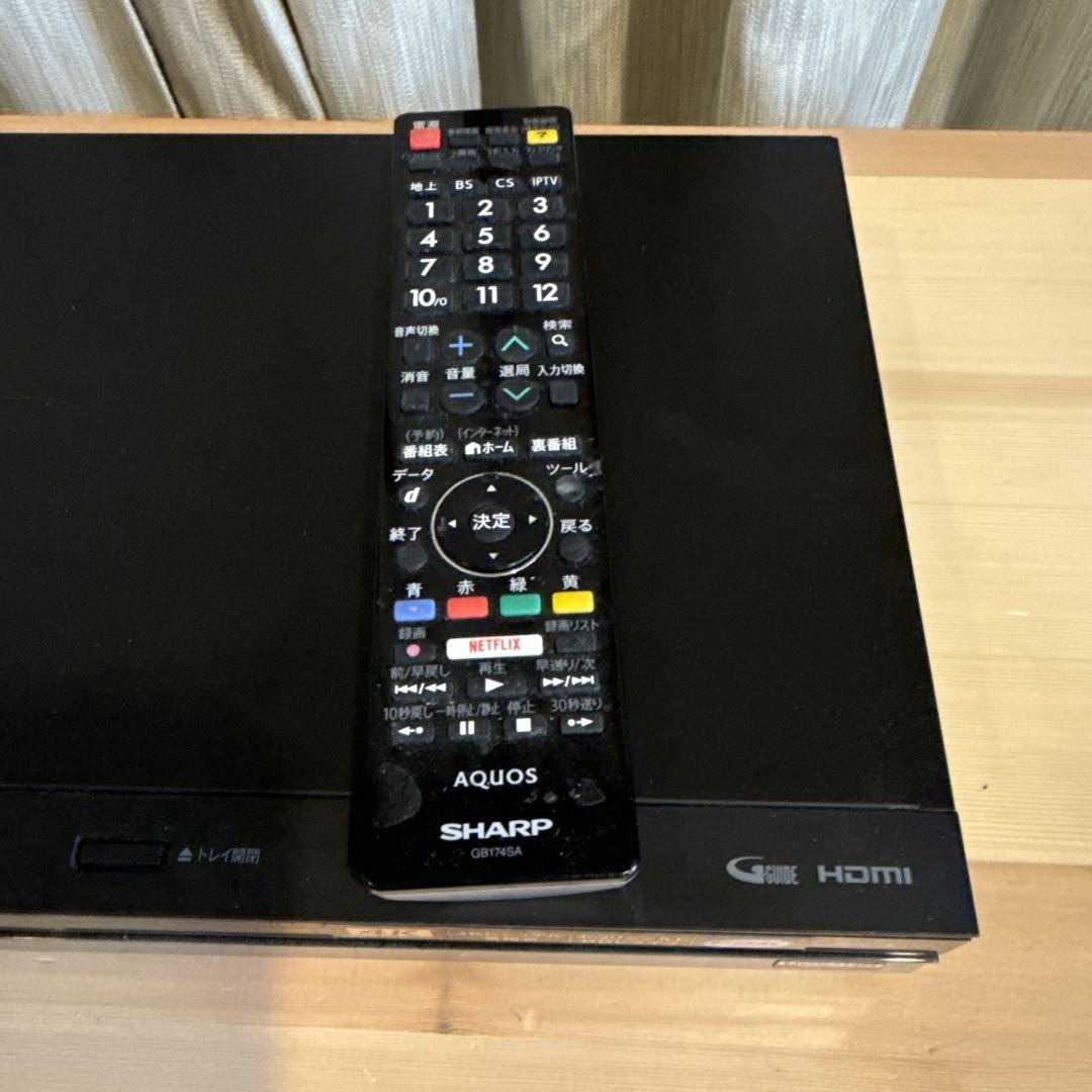 SHARP BD-UT1200 ブルーレイレコーダー 現状品