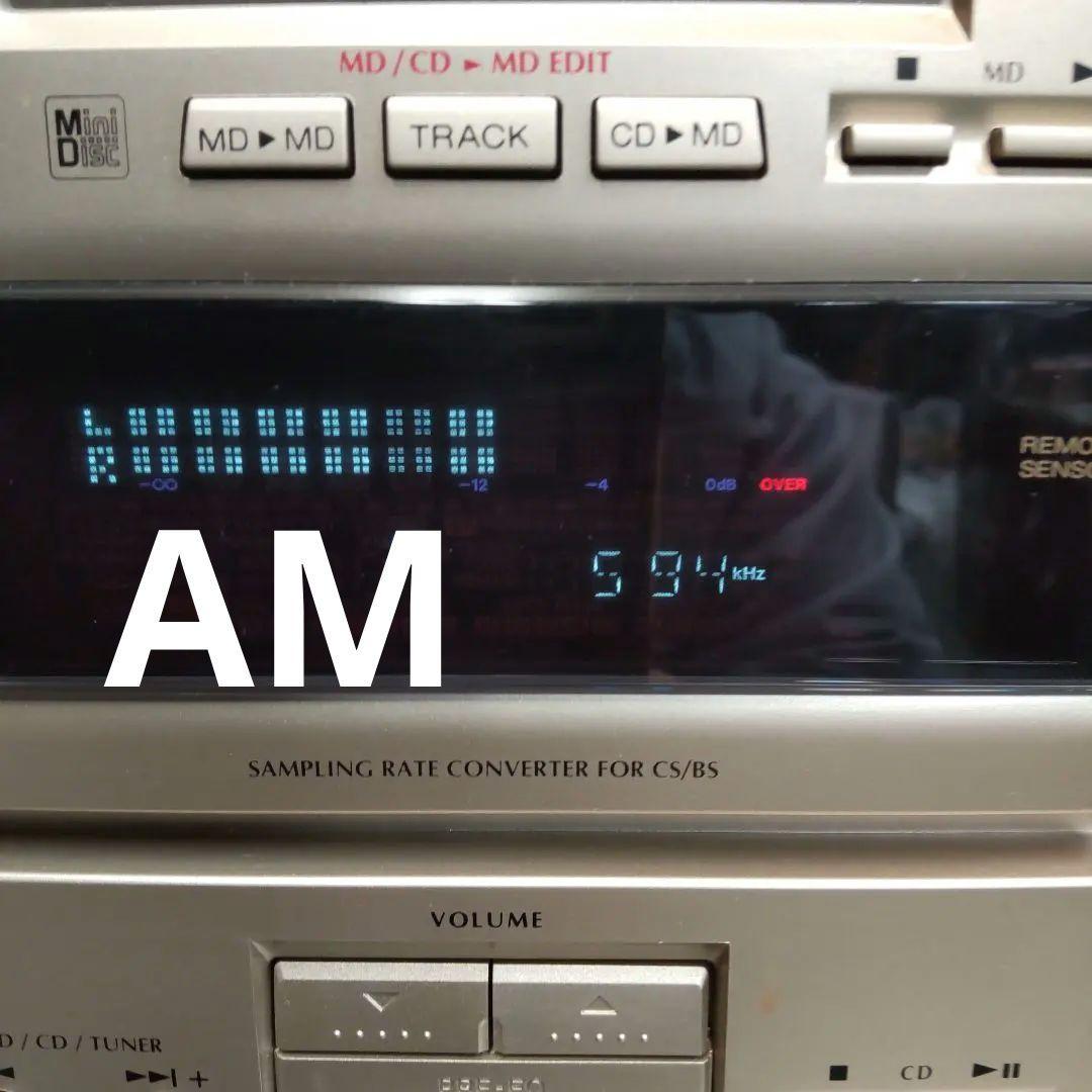 リペア済 CD/MD/FM/AM/AUX/OPT DENON リモコン付