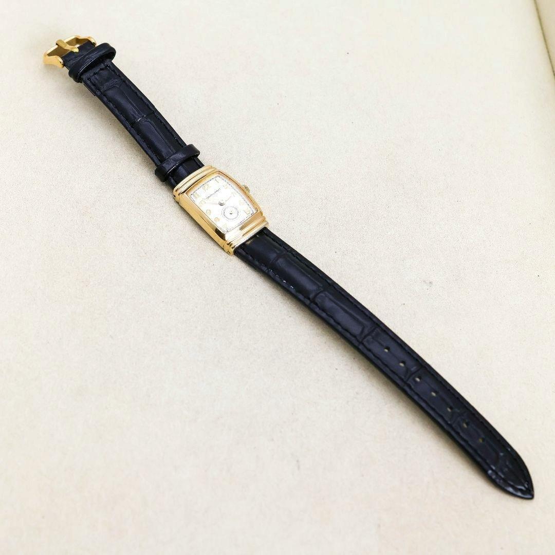 稼働 HAMILTON 腕時計 トノー スモセコ 6200A 1715