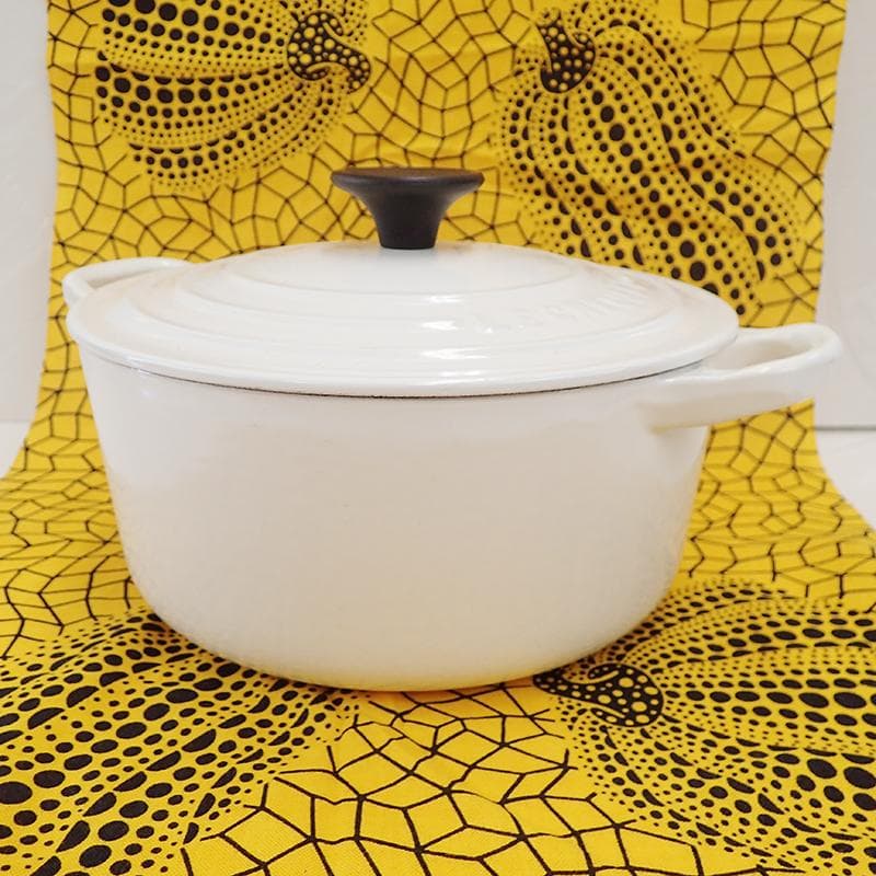 ★887 ル・クルーゼ ココットロンド 20cm ホワイト