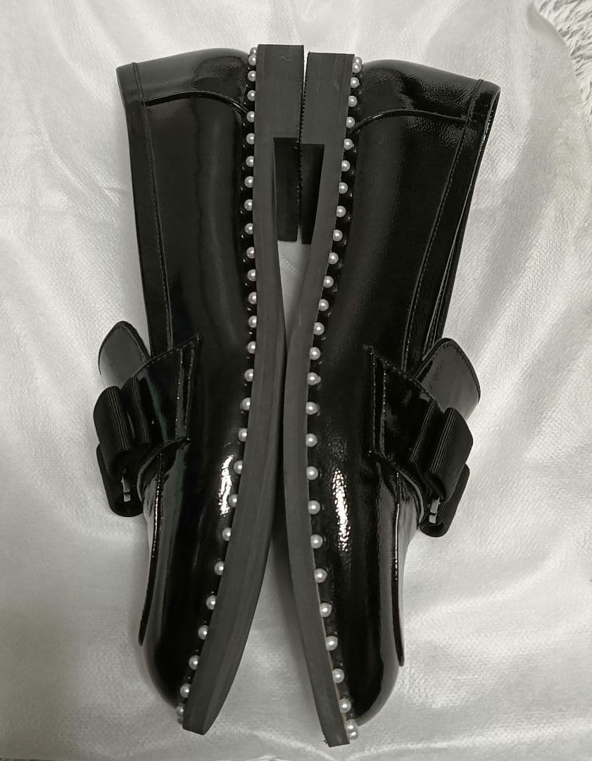 DIANA☆ダイアナ☆リボン×パールローファー