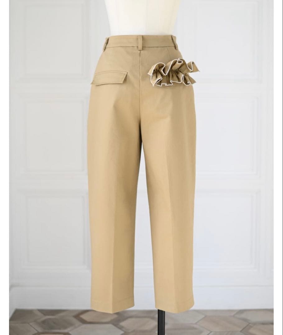 ポケットフリルパンツ(CHINO)