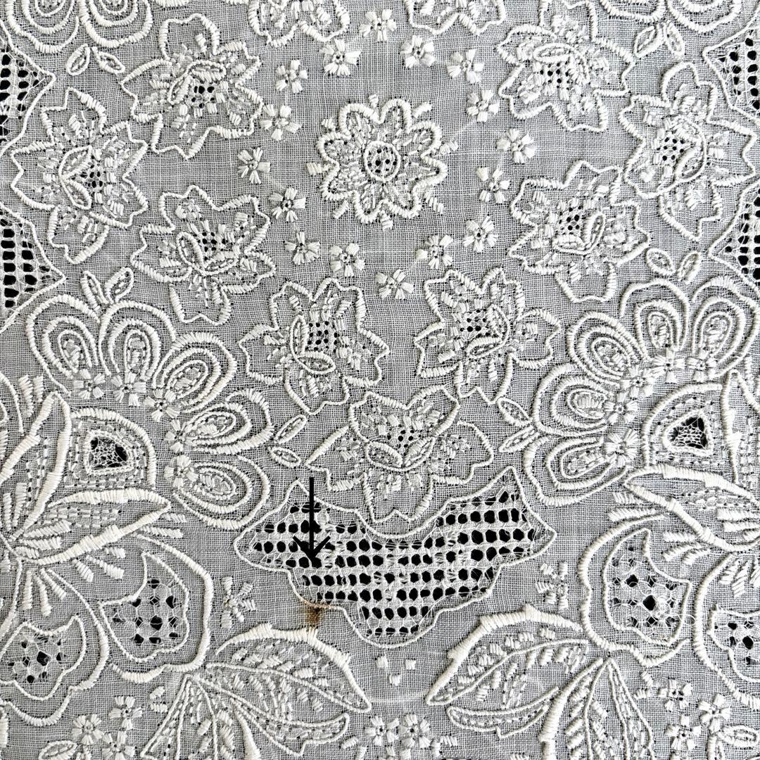 汕頭 スワトウ刺繍ハンカチ（30×30cm） ３枚セット新品未開封