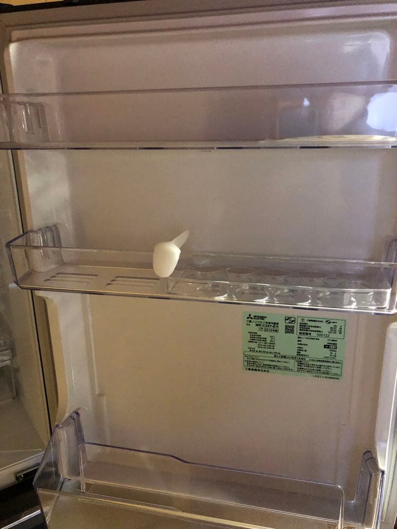 三菱ノンフロン冷凍冷蔵庫　MR-C34Y-B 美品　1年使用