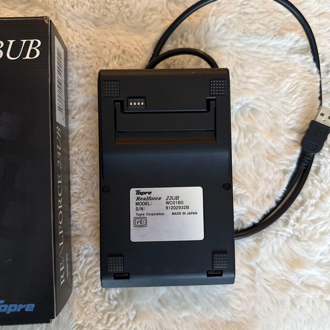 【ほぼ未使用】東プレ リアルフォース 23UB テンキー REALFORCE 黒