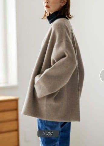 JOURNAL STANDARD　ダブルフェイスコクーンカーディガン