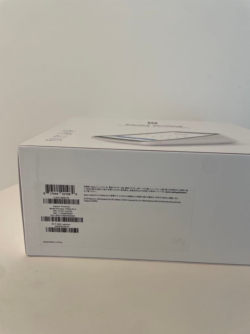 未使用品　Square Terminal 決済端末