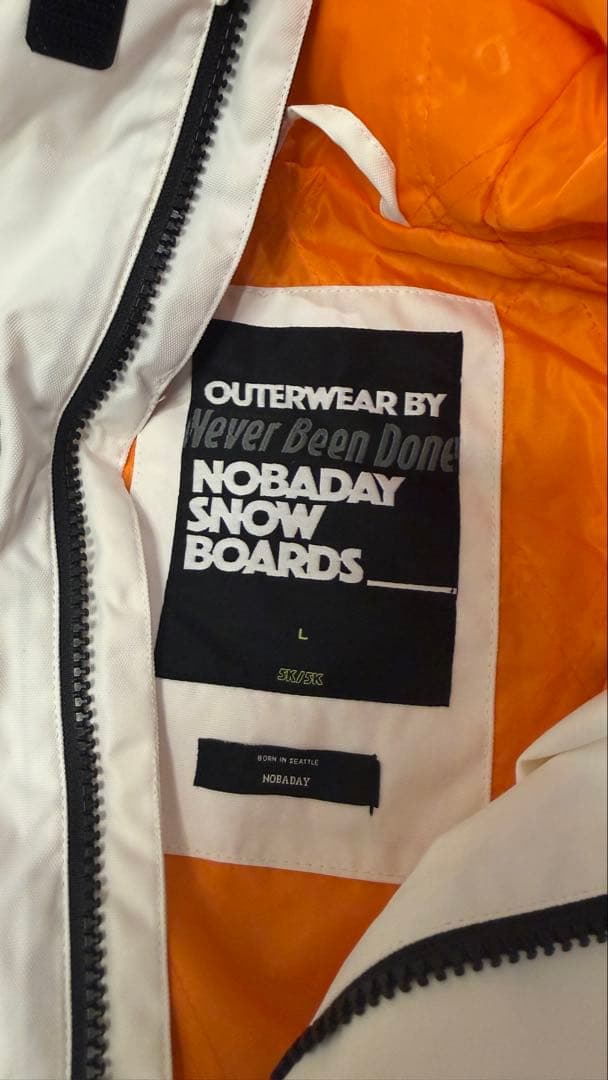 NOBADAY スノーボードウェア フード付き ウォータープルーフ