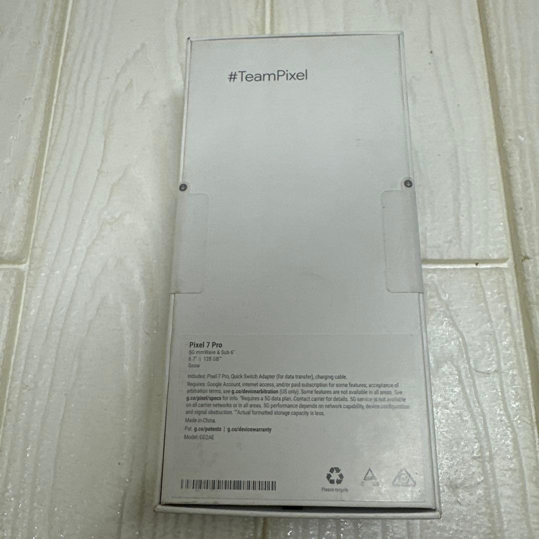 Google Pixel7Pro Obsidian 128GB SIMフリー