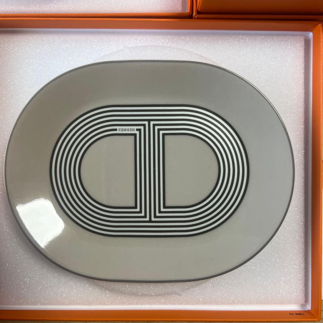 【廃盤 5色セット 新品】エルメス　ラリー　オーバルプレートミニ　15cm