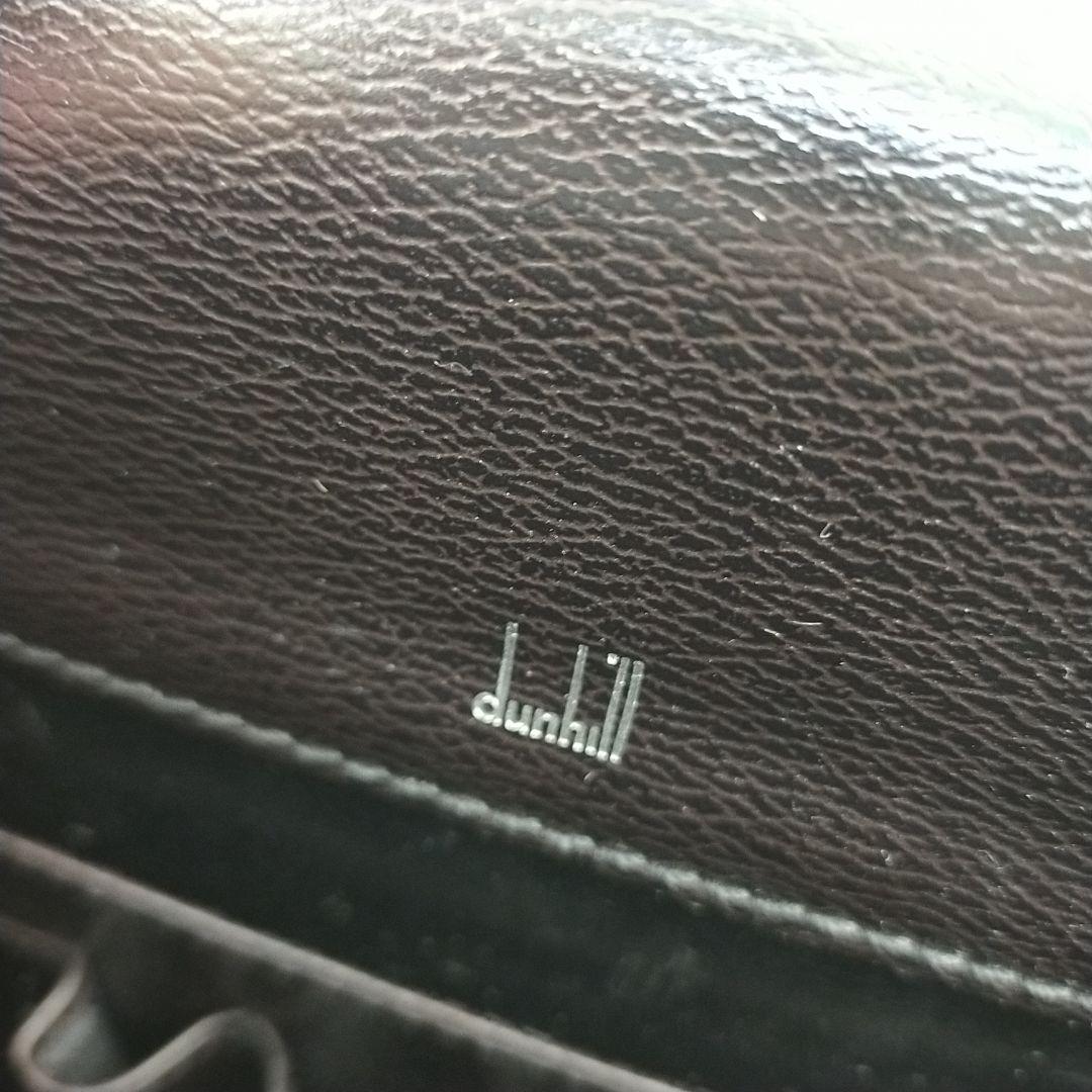 ✨️極美品✨　dunhill　ビジネスバッグ　黒　レザー　ロゴ