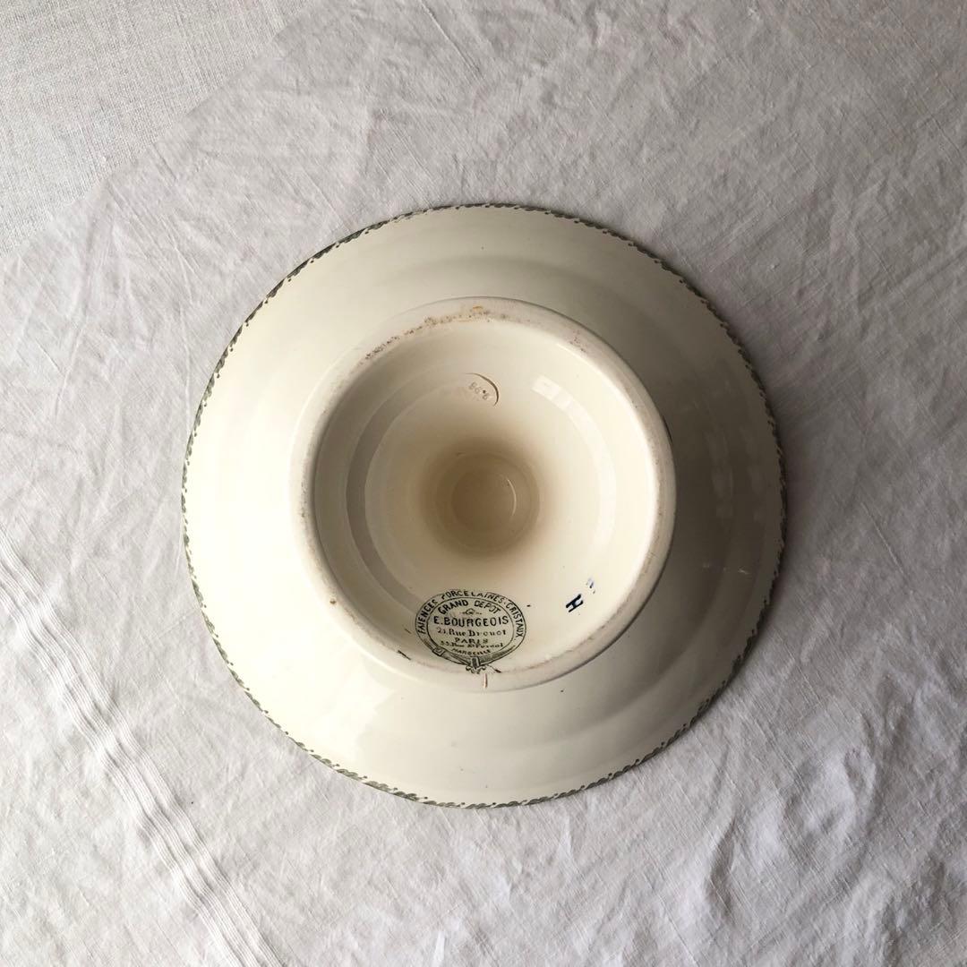 時の色香が美しいコンポティエ　エミールブルジョワ　フランスアンティーク