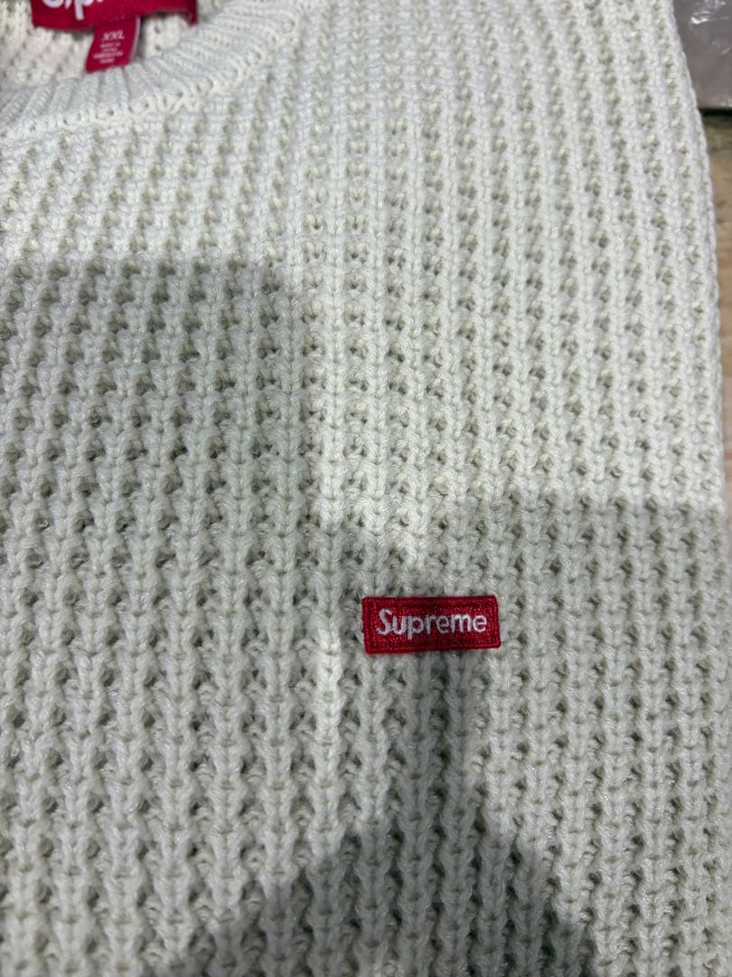 トップス supreme waffle small box sweater24FW XXL